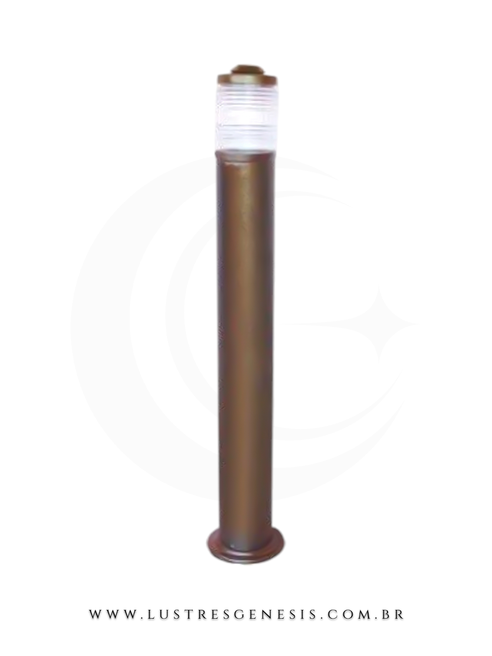 Poste Balizador de Jardim Externo 92cm em Alumínio Fundido Clássico para Fachada, Muro, Garagem e Área Externa Gourmet